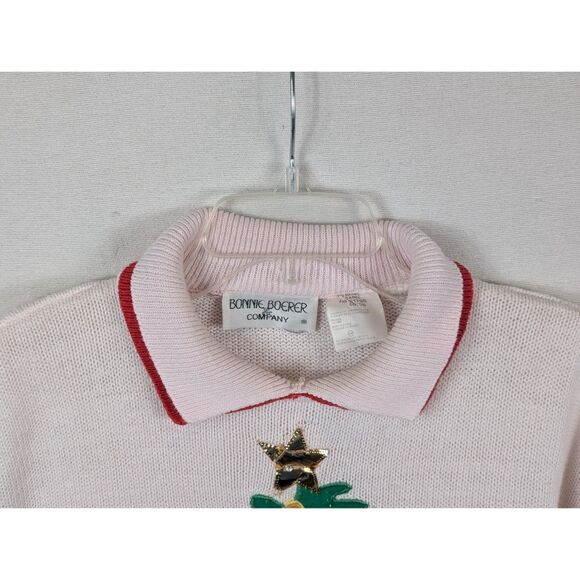 Vintage Bonnie Boerer & Company Collard Christmas Sweater Women's Size Small - Picture 7 of 15